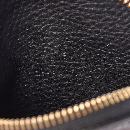 Gucci Pebbled Calfskin Round Coin Purse Black 6 of 7