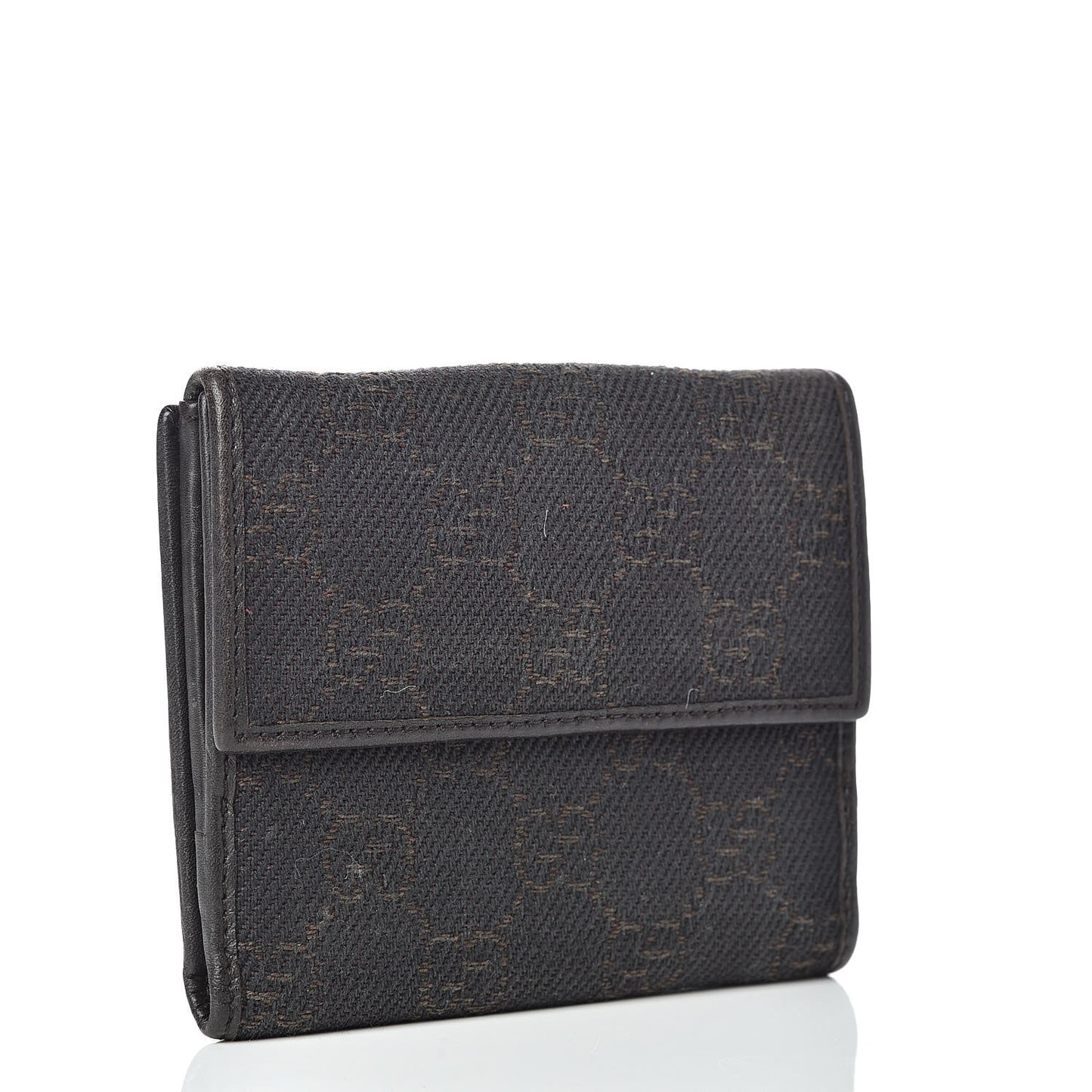 Monogram Glam French Flap Wallet Black