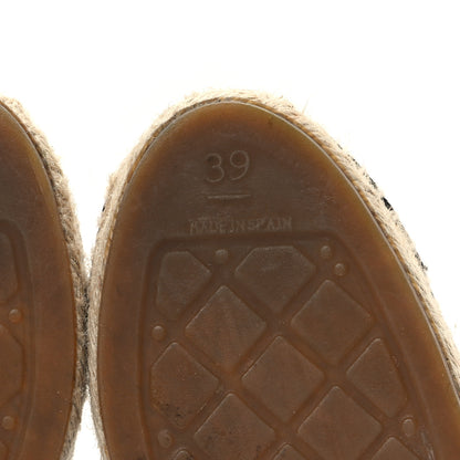 Chanel Denim CC Espadrilles 39 Blue Black 6 of 11
