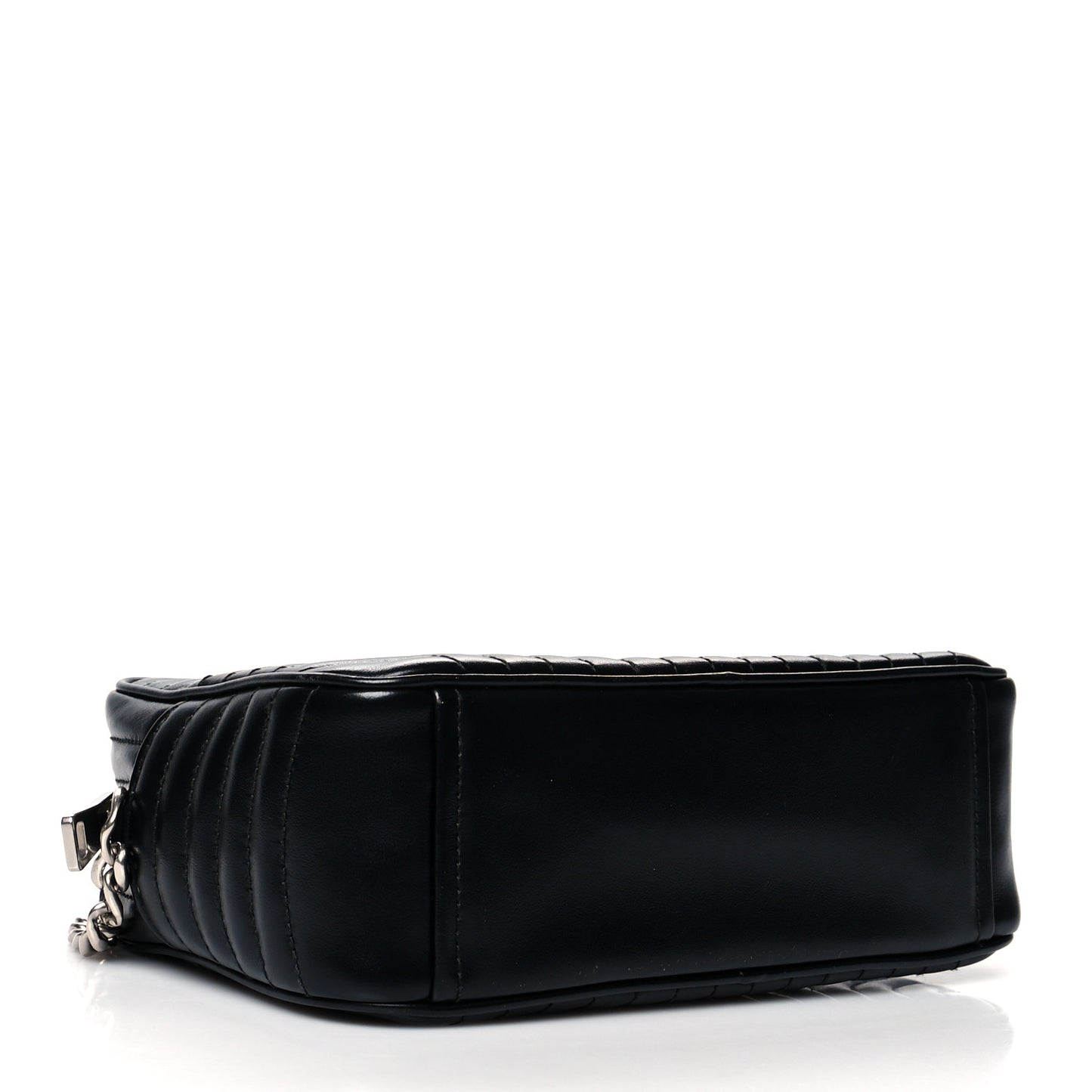 Soft Calfskin Diagramme Crossbody Bag Black
