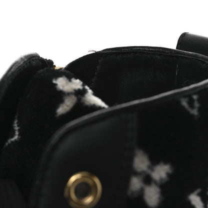 Louis Vuitton Velvet Monogram Stellar Sneakers 38.5 Black White 12 of 13