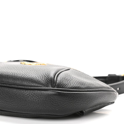 Prada Vitello Daino Small Belt Bag Black 10 of 10