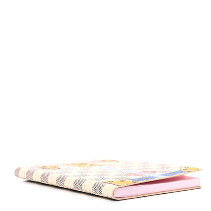 Louis Vuitton Damier Azur Summer Trunks Clemence Notebook MM 3 of 4