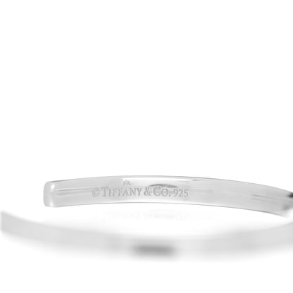 Tiffany Sterling Silver Narrow 1837 Cuff Bracelet 3 of 3