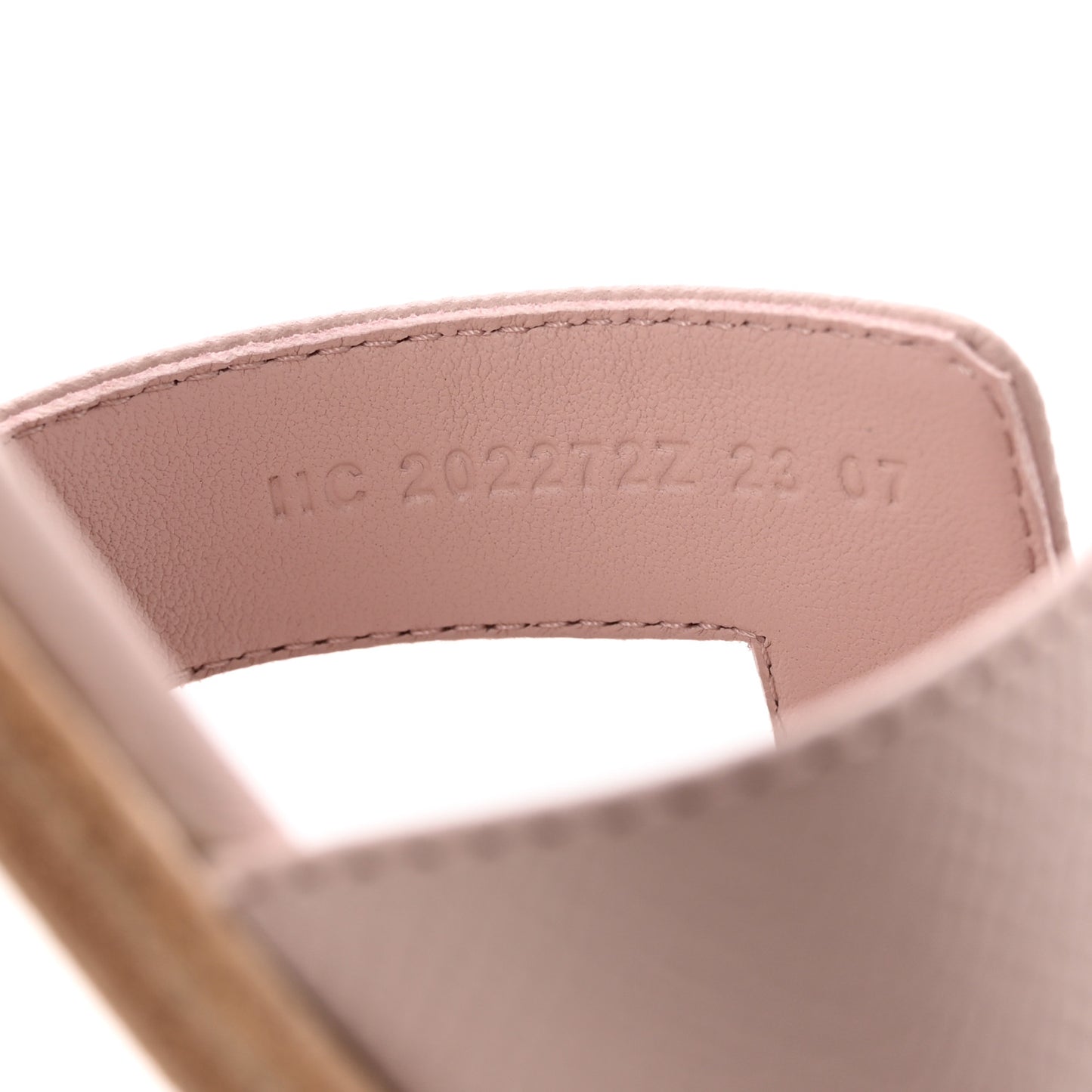 Epsom Oran Sandals 37 Rose Porcelaine