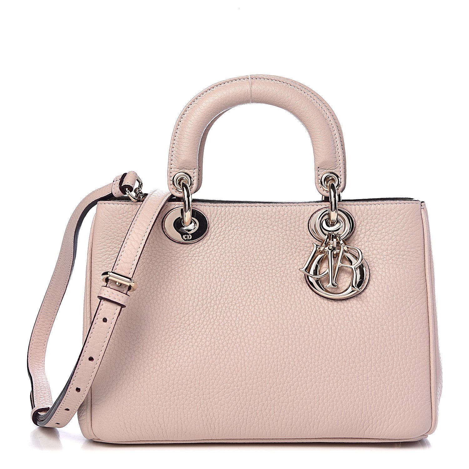 Christian Dior Calfskin Mini Diorissimo Tote Pink 1 of 9