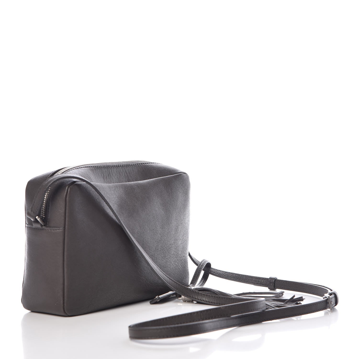 Saint Laurent Lambskin Monogram Small Lou Camera Bag Asphalt 3 of 7