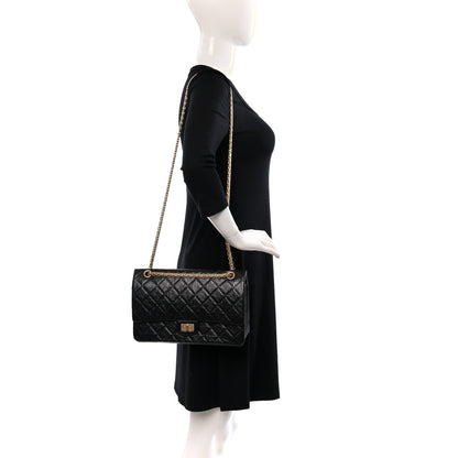 Chanel Aged Calfskin Quilted 2.55 Reissue 226 Flap Black 2 of 10