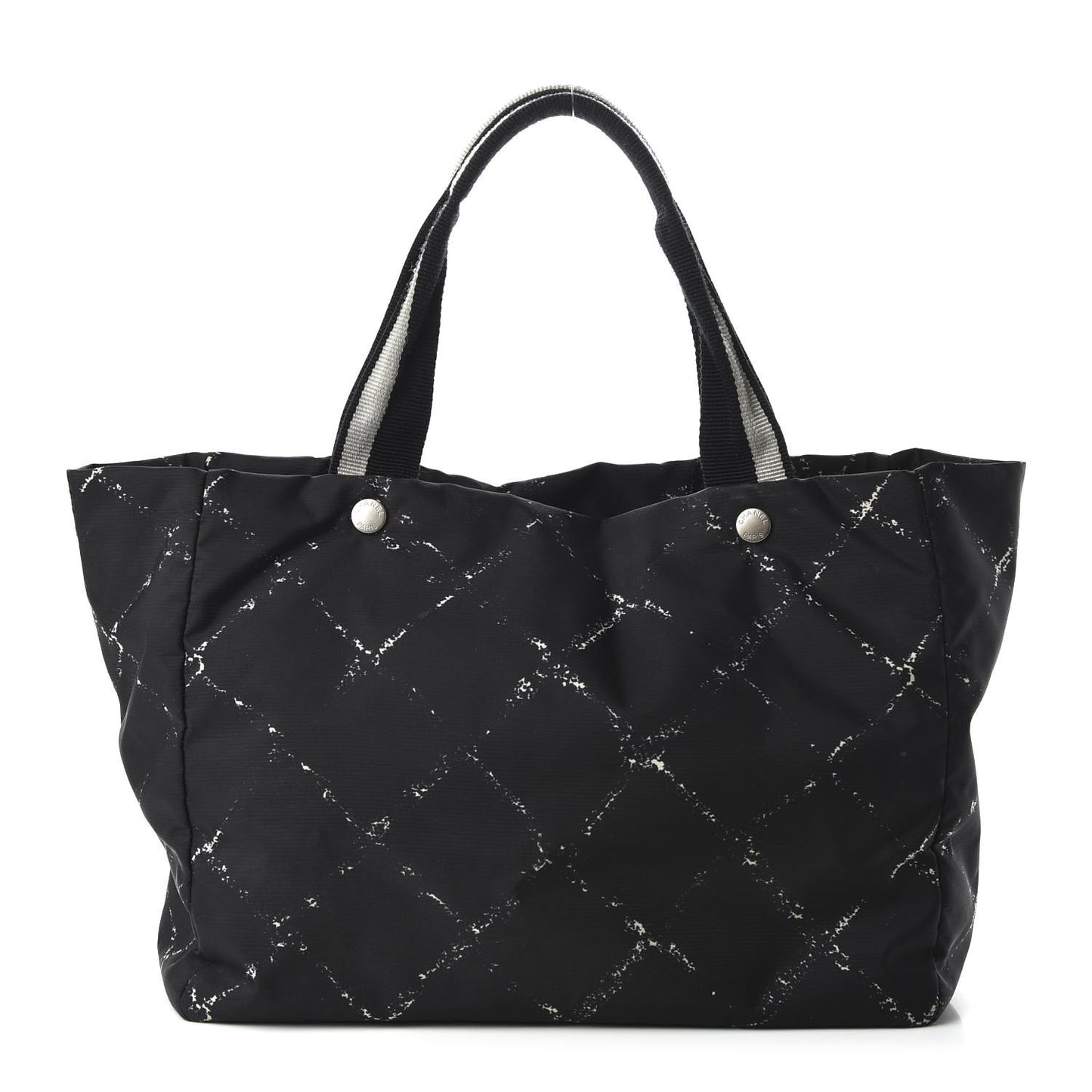 Nylon Travel Duffel Bag Black