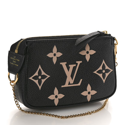 Louis Vuitton Empreinte Monogram Giant Mini Pochette Accessories Black 2 of 8