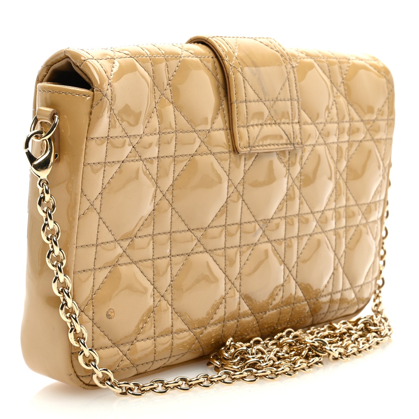 Patent Cannage New Lock Pouch Beige