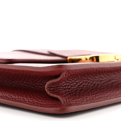 Christian Dior Grained Calfskin 30 Montaigne Flap Bag Red Brick 9 of 11