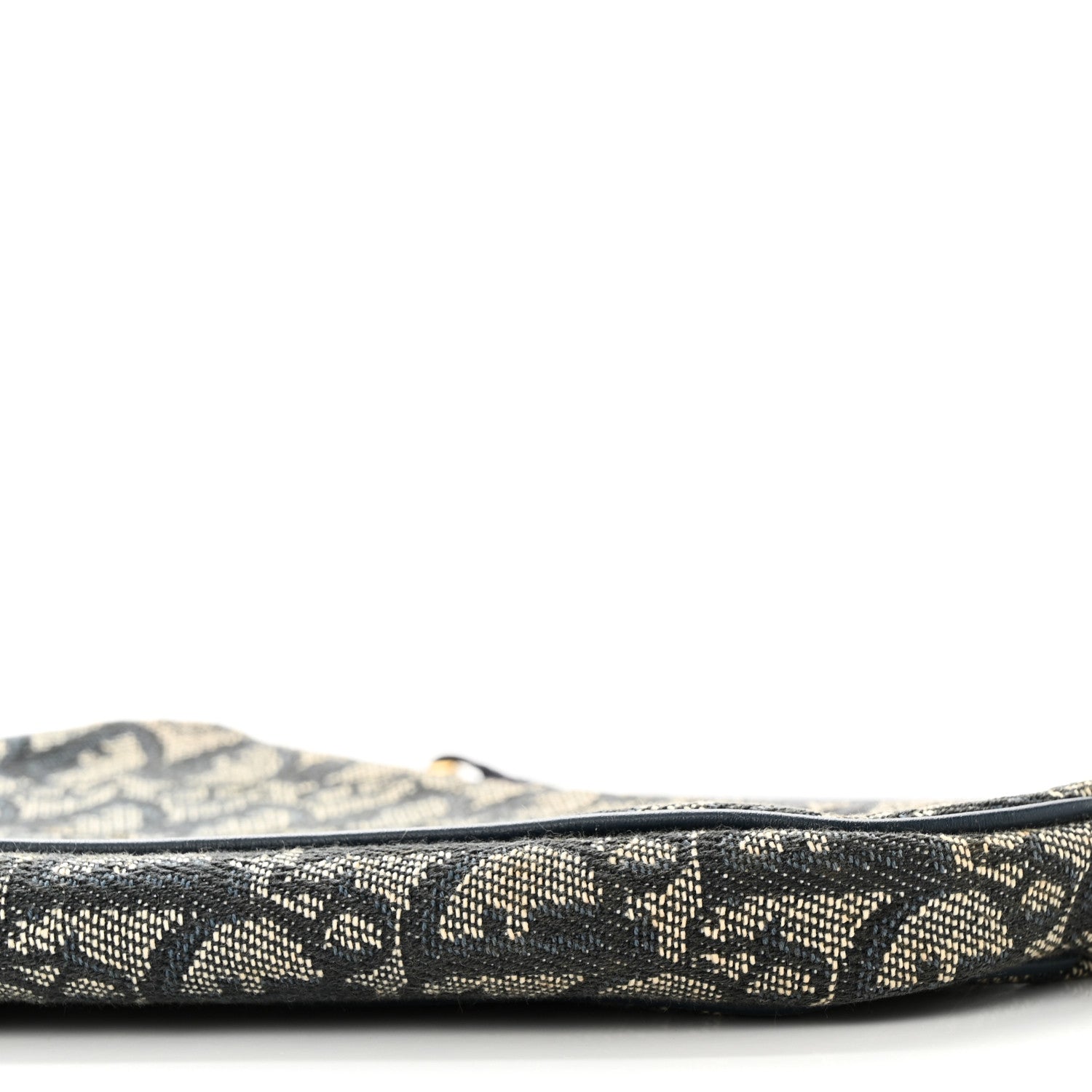 Christian Dior Monogram Mini Saddle Pochette Navy 10 of 12