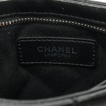 Chanel Lambskin Quilted Crossbody Bag Black 5 of 9