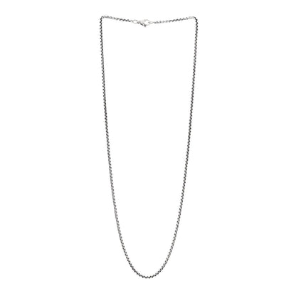 David Yurman Sterling Silver 2.7mm Small Box Chain Necklace 24" 3 of 4