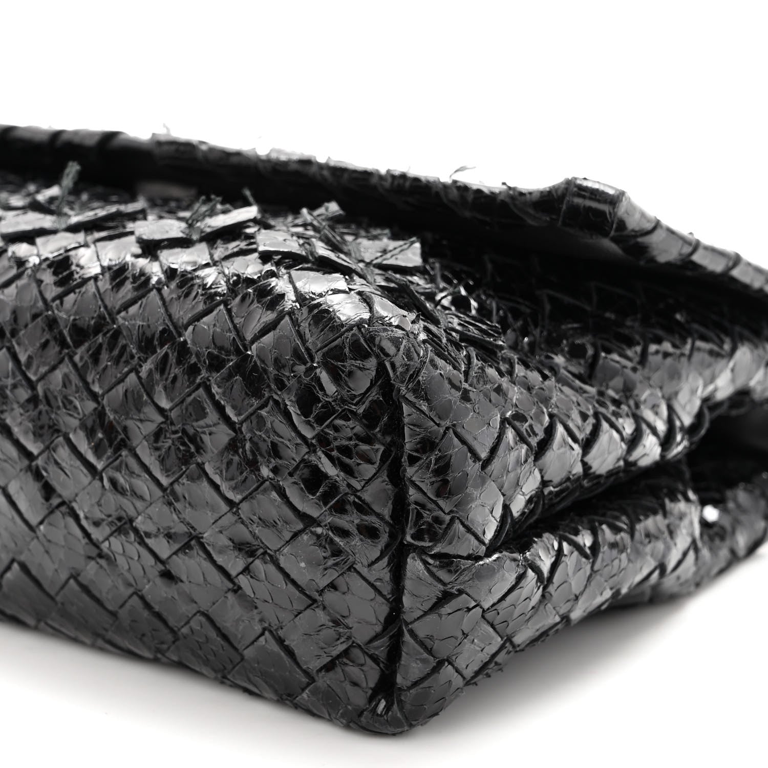 Bottega Veneta Ayers Intrecciato Baby Olimpia Shoulder Bag Black 9 of 10