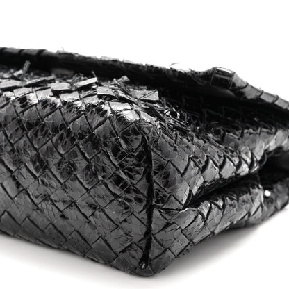 Bottega Veneta Ayers Intrecciato Baby Olimpia Shoulder Bag Black 9 of 10