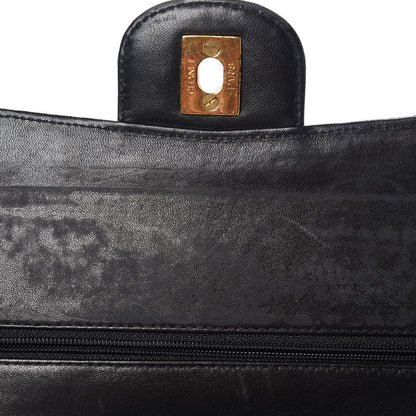 Chanel Patent Quilted Medium Double Flap Black 12 of 18