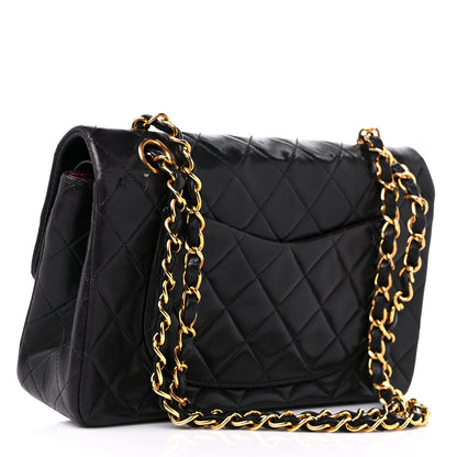 Chanel Lambskin Quilted Small Double Flap Black 3 of 14