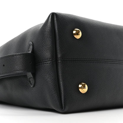 Louis Vuitton Grained Calfskin Low Key Hobo PM Black 9 of 10