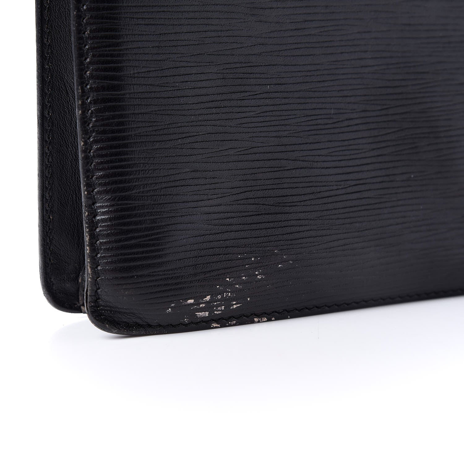 Louis Vuitton Epi Pochette Sellier Dragonne Clutch Black 9 of 11
