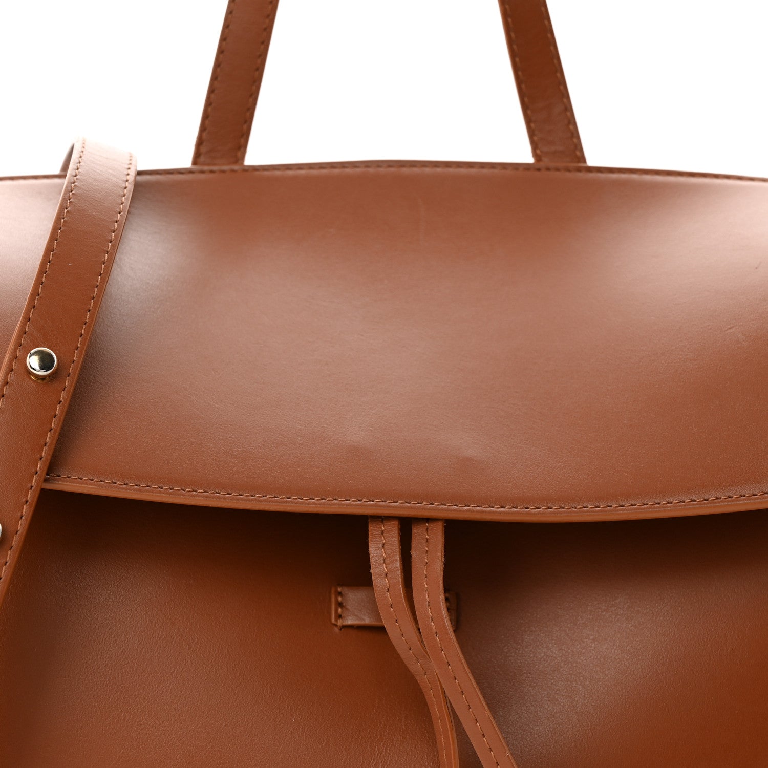 Mansur Gavriel Calfskin Soft Lady Bag Biscotti 8 of 16