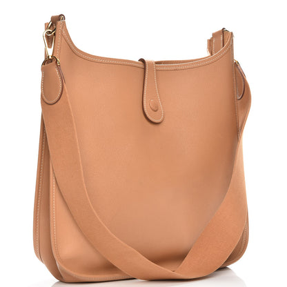 Hermes Courchevel Evelyne GM Tabac Camel 3 of 8