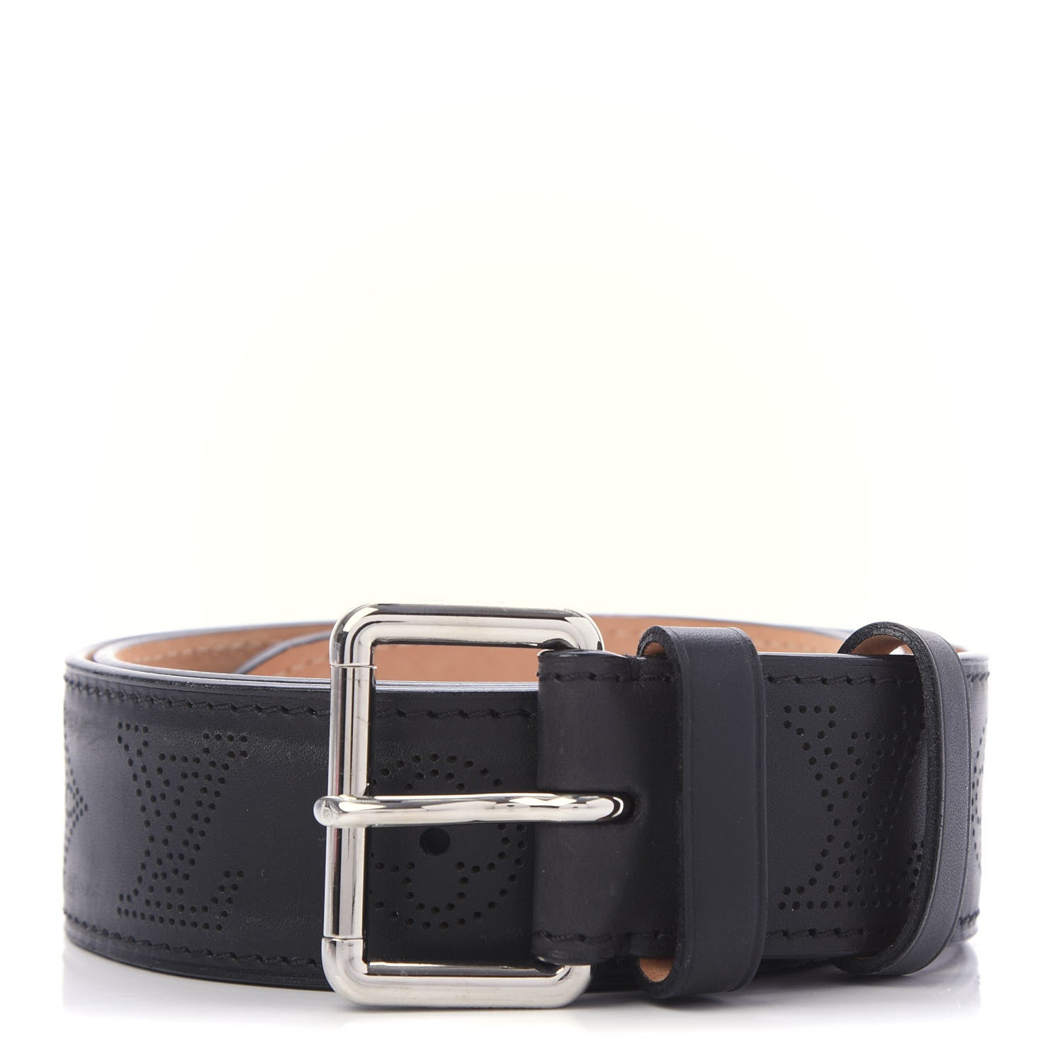 Louis Vuitton Mahina Belt 90 36 Black 1 of 6