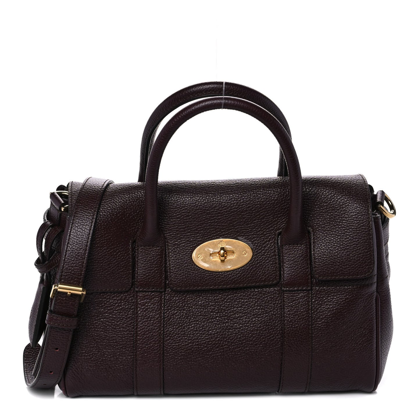 Classic Grain Calfskin Small Bayswater Oxblood