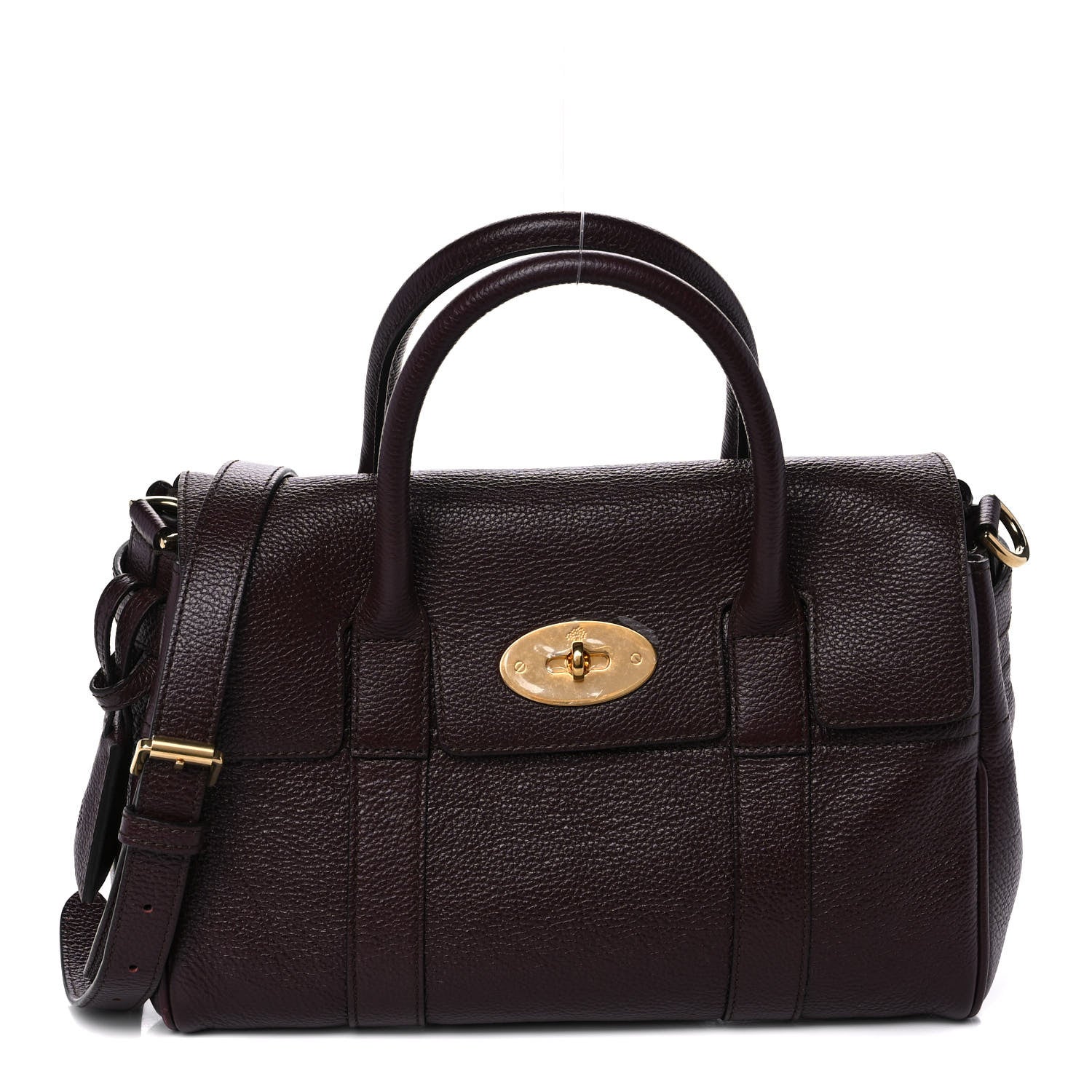 Mulberry Classic Grain Calfskin Small Bayswater Oxblood 1 of 13