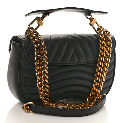 Louis Vuitton Calfskin New Wave Chain MM Black 2 of 9
