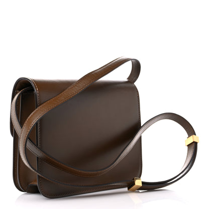 Celine Box Calfskin Teen Classic Box Flap Bag Camel 3 of 10