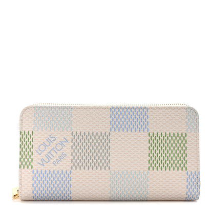 Louis Vuitton Damierlicious Zippy Wallet Pistachio Green 1 of 6