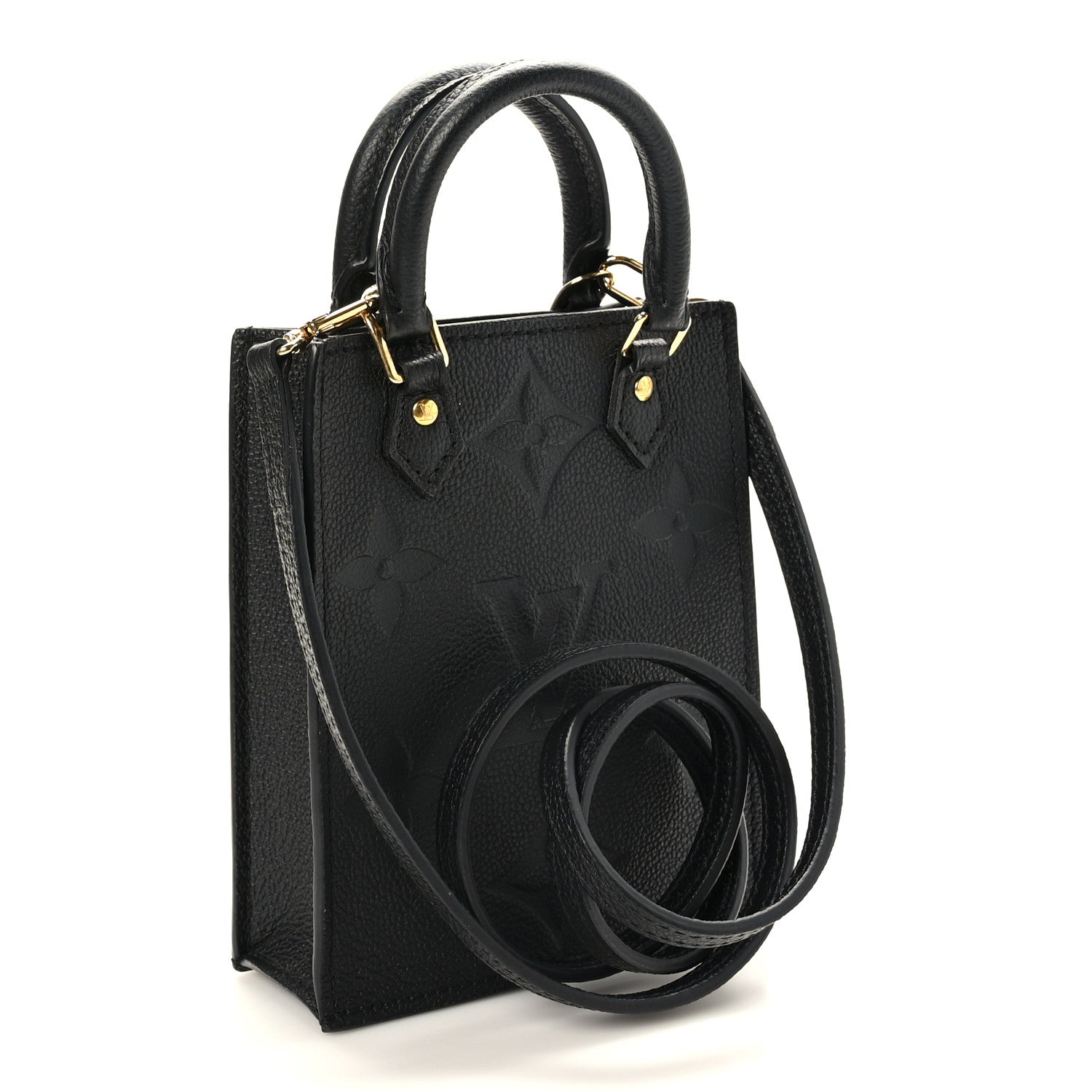 Louis Vuitton Empreinte Monogram Giant Petit Sac Plat Black 3 of 8