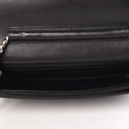 Chanel Caviar Timeless CC Wallet On Chain WOC Black 6 of 8