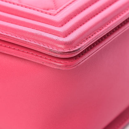 Chanel Lambskin Quilted New Medium Boy Flap Pink 10 of 19