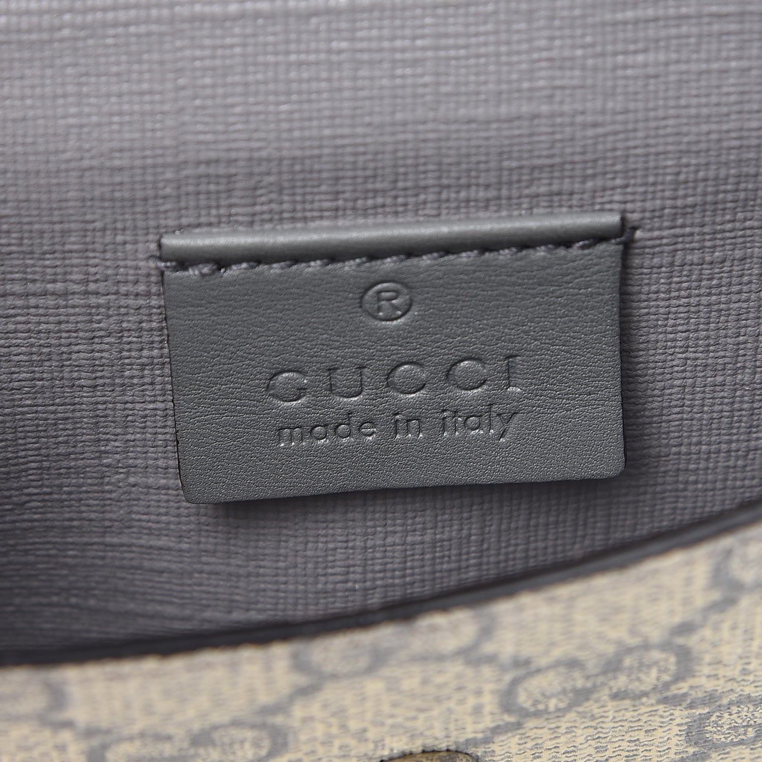 Gucci GG Supreme Monogram GG Pierce French Flap Wallet Ecru Grigio 6 of 9