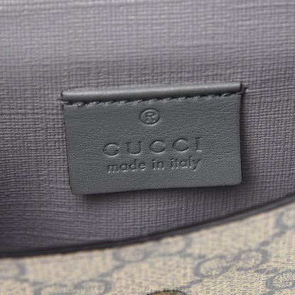 Gucci GG Supreme Monogram GG Pierce French Flap Wallet Ecru Grigio 6 of 9
