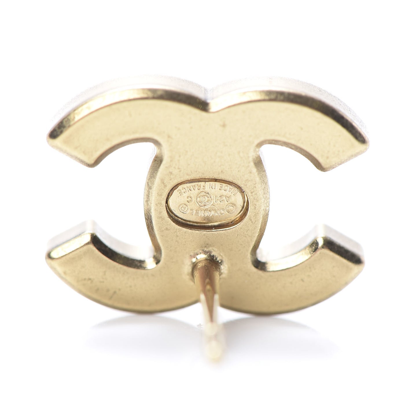 Crystal CC Earrings Gold