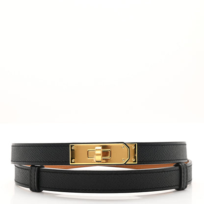 Hermes Epsom Kelly Belt Black 1 of 4