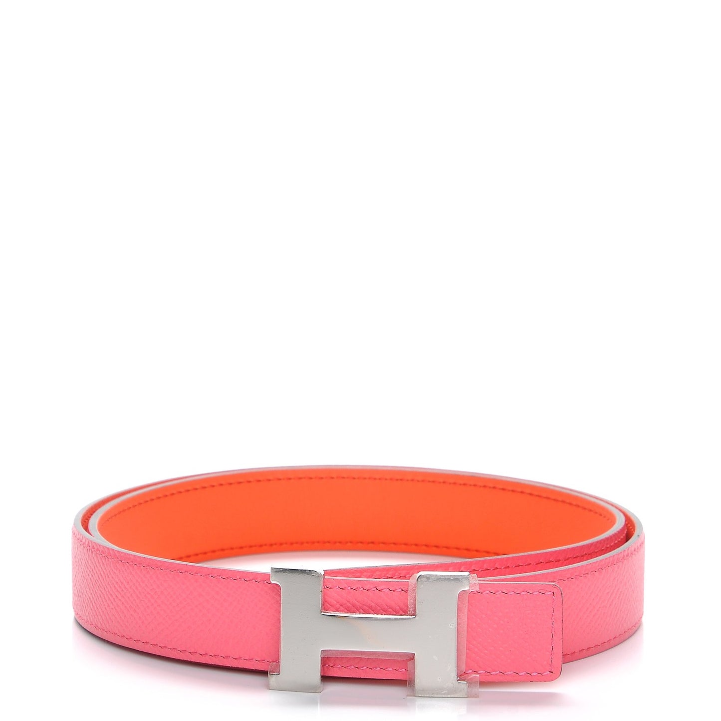 Swift Epsom 24mm Mini Constance Belt 80 Orange Poppy Rose Azalee