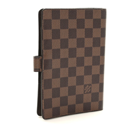 Louis Vuitton Damier Ebene Medium Ring Agenda Cover 3 of 6