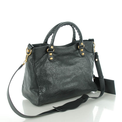 Balenciaga Agneau Giant 12 Gold Hardware Velo Gris Fossile Anthracite 3 of 8