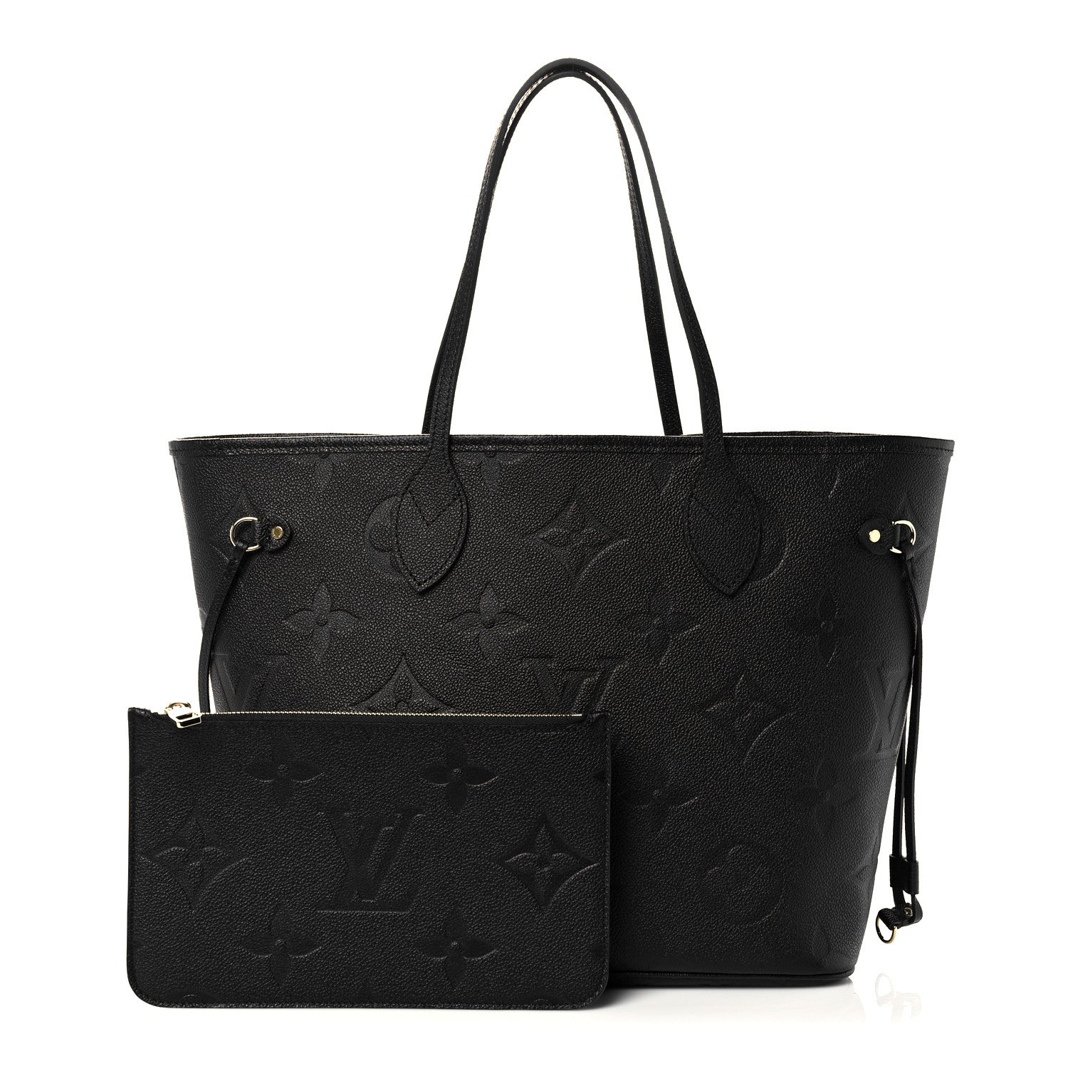 Louis Vuitton Empreinte Monogram Giant Neverfull MM Black 1 of 9