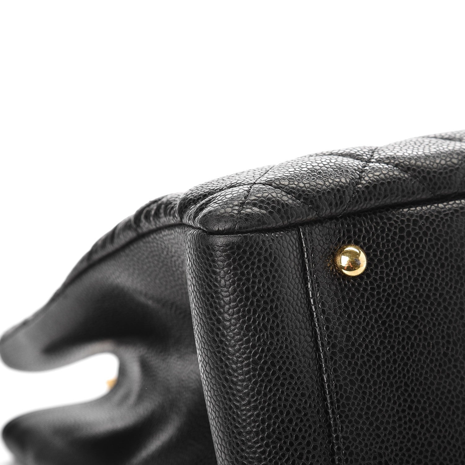 Chanel Caviar Quilted XL Grand Shopping Tote GST Black 11 of 12