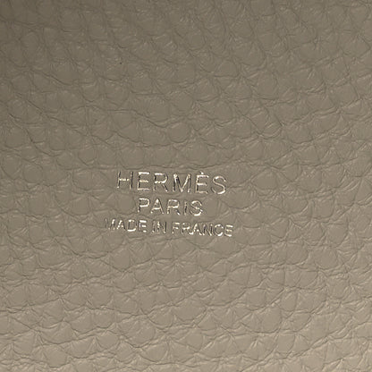 Hermes Taurillon Clemence Picotin Lock 26 GM Gris Perle 6 of 15