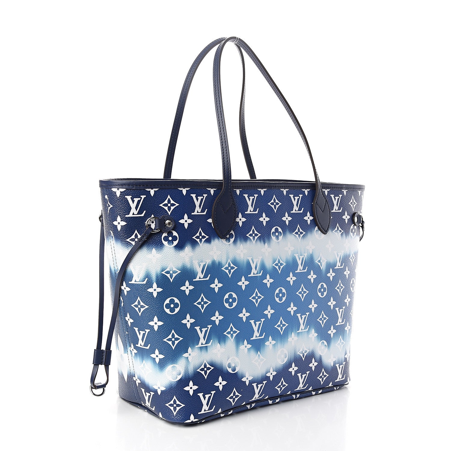 Louis Vuitton Monogram Escale Neverfull MM Blue 3 of 11