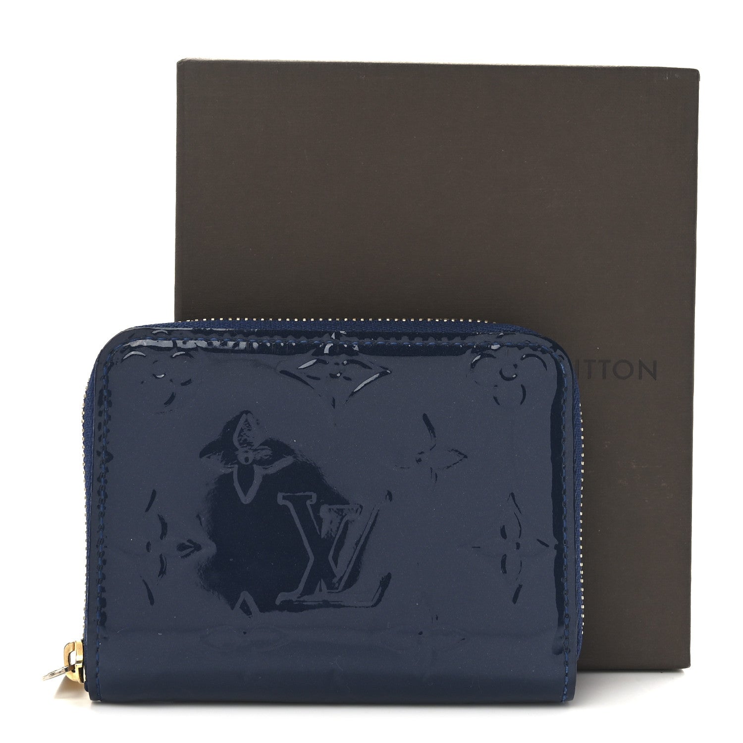 Louis Vuitton Vernis Zippy Coin Purse Grand Blue 7 of 7