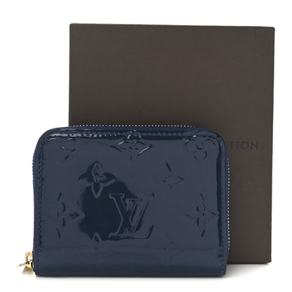 Louis Vuitton Vernis Zippy Coin Purse Grand Blue 7 of 7