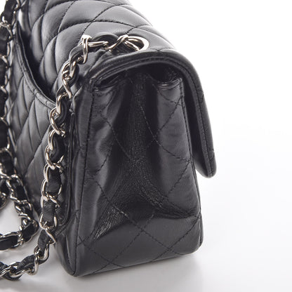 Chanel Lambskin Quilted Mini Square Flap Black 9 of 10